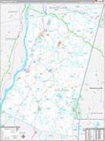 Columbia, Ny Carrier Route Wall Map