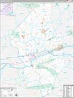 Columbia, Pa Carrier Route Wall Map