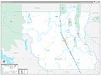 Colusa, Ca Carrier Route Wall Map