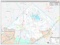 Comal, Tx Carrier Route Wall Map