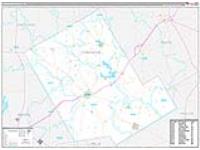 Comanche, Tx Carrier Route Wall Map
