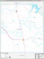 Concho, Tx Carrier Route Wall Map