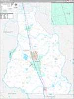 Cook, Ga Carrier Route Wall Map