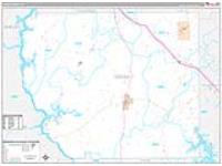 Coosa, Al Carrier Route Wall Map