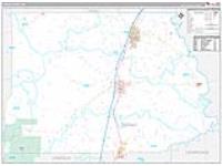 Copiah, Ms Carrier Route Wall Map