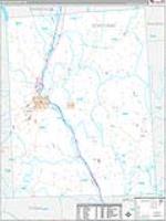 Cortland, Ny Carrier Route Wall Map