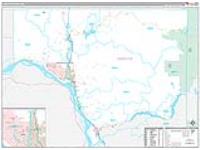 Cowlitz, Wa Carrier Route Wall Map