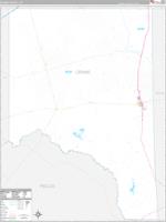 Crane, Tx Carrier Route Wall Map