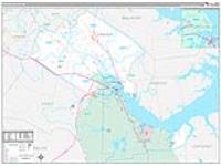 Craven, Nc Carrier Route Wall Map