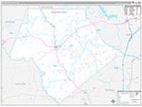 Crawford, Ga Carrier Route Wall Map
