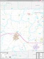 Crawford, Oh Carrier Route Wall Map