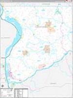 Crawford, Wi Carrier Route Wall Map