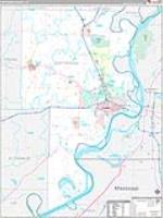 Crittenden, Ar Carrier Route Wall Map