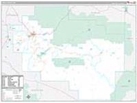 Crook, Or Wall Map Zip Code