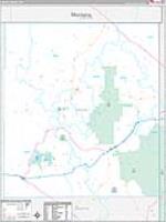 Crook, Wy Wall Map Zip Code
