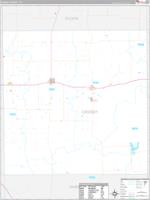 Crosby, Tx Carrier Route Wall Map
