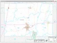 Cross, Ar Carrier Route Wall Map