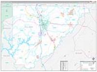Cullman, Al Carrier Route Wall Map