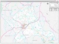 Culpeper, Va Carrier Route Wall Map