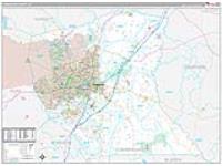 Cumberland, Nc Carrier Route Wall Map