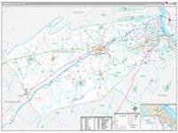 Cumberland, Pa Carrier Route Wall Map