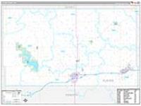 Custer, Ok Carrier Route Wall Map