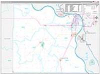 Dakota, Ne Wall Map Zip Code
