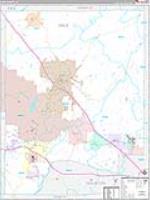 Dale, Al Carrier Route Wall Map