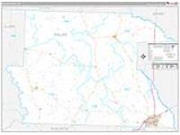 Dallas, Ar Carrier Route Wall Map