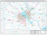 Dane, Wi Carrier Route Wall Map