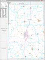 Darke, Oh Carrier Route Wall Map