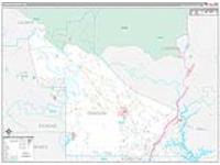 Dawson, Ga Carrier Route Wall Map