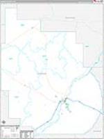 Dawson, Mt Carrier Route Wall Map