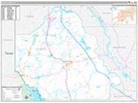 Desoto Parish (), La Carrier Route Wall Map