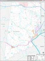 Dearborn, In Carrier Route Wall Map