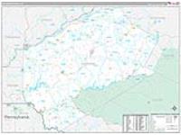 Delaware, Ny Carrier Route Wall Map