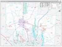 Delaware, Oh Carrier Route Wall Map