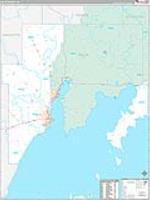 Delta, Mi Wall Map Zip Code