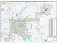 Denver, Co Carrier Route Wall Map