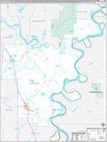 Desha, Ar Carrier Route Wall Map