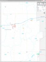 Dickinson, Ks Carrier Route Wall Map