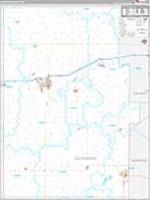 Dickinson, Ks Carrier Route Wall Map
