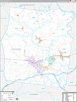 Dickson, Tn Carrier Route Wall Map
