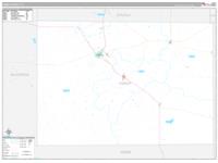 Dimmit, Tx Carrier Route Wall Map