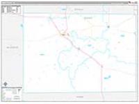 Dimmit, Tx Carrier Route Wall Map