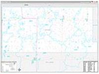 Divide, Nd Wall Map Zip Code