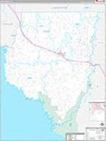 Dixie, Fl Wall Map Zip Code