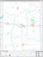 Dodge, Mn Wall Map Zip Code