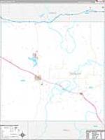 Donley, Tx Carrier Route Wall Map