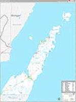 Door, Wi Carrier Route Wall Map